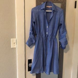 Hutch XS button down Collared sun dress. Tie waist